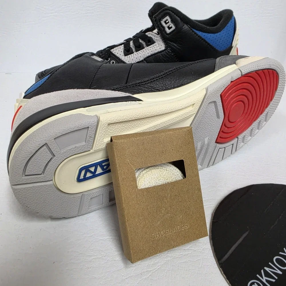 Nike Air Jordan 3 Retro OG Rare Air Black IB8968-004 Grade School Size 6.5y